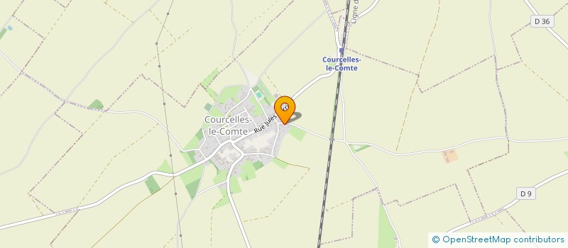 localisation de l'entreprise DU MONT DE WANQUETIN  COURCELLES-LE-COMTE