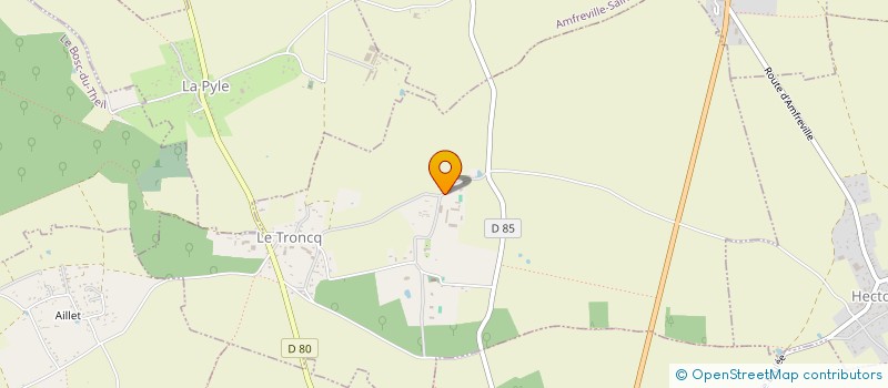 localisation de l'entreprise DU MONT DU TRONCQ  LE TRONCQ