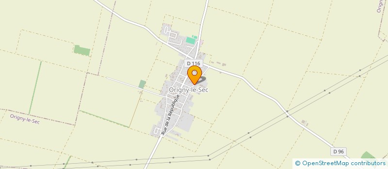 localisation de l'entreprise DU MONT ETOT  ORIGNY-LE-SEC