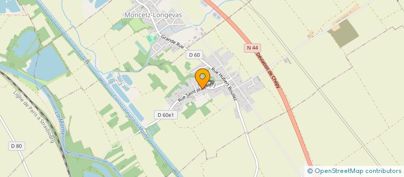 localisation de l'entreprise DU MONT HERON à CHEPY