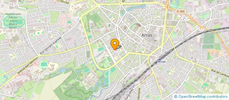 localisation de l'entreprise DU MONT HULIN à ARRAS