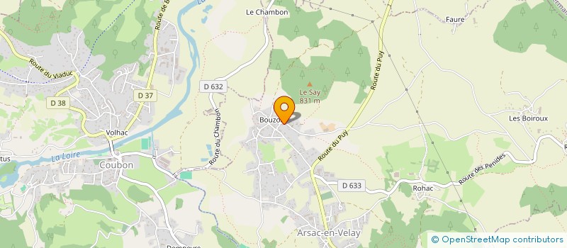 localisation de l'entreprise DU MONT JONNET  ARSAC-EN-VELAY