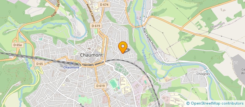 localisation de l'entreprise DU MONT MICHEL à CHAUMONT