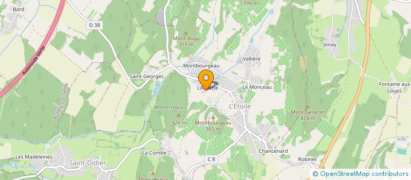 localisation de l'entreprise DU MONT MUZARD  L'ETOILE