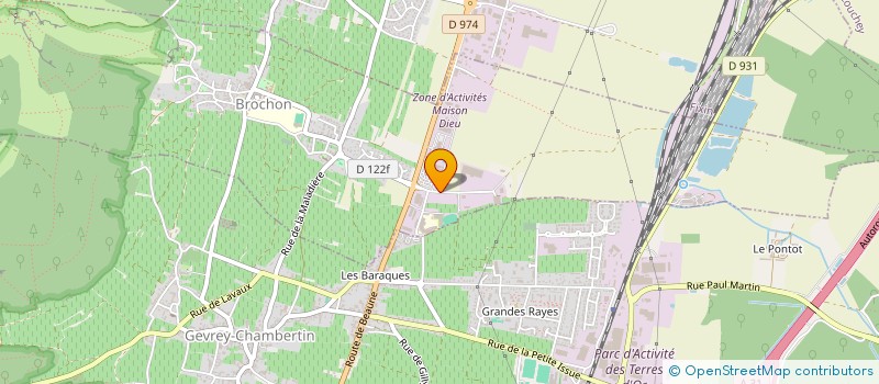 localisation de l'entreprise DU MONT OLYMPE  BROCHON