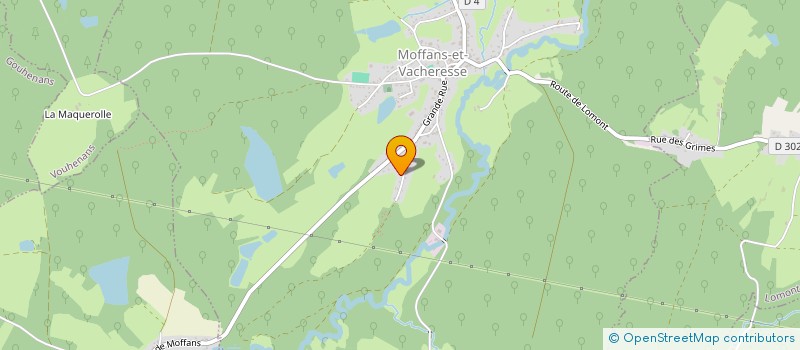 localisation de l'entreprise DU MONT REBRASSIER  MOFFANS-ET-VACHERESSE