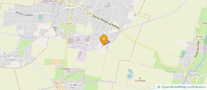 localisation de l'entreprise DU MONT ROUGE  LUNERAY