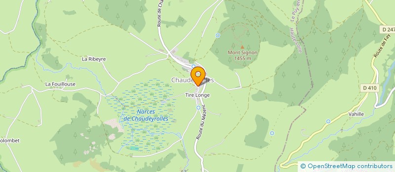 localisation de l'entreprise DU MONT SIGNON  CHAUDEYROLLES