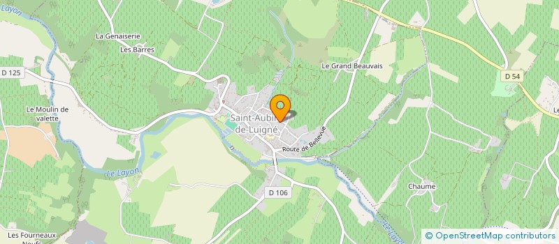 localisation de l'entreprise DU MONTCEL  VAL-DU-LAYON