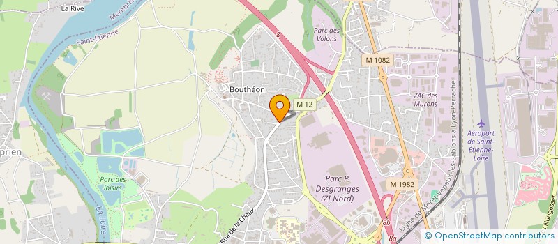 localisation de l'entreprise DU MONTE CINTO  ANDREZIEUX-BOUTHEON