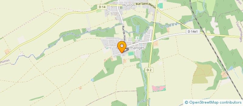 localisation de l'entreprise DU MONTILLIEU  COURDEMANGES