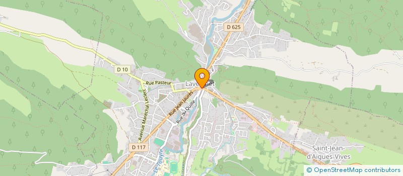 localisation de l'entreprise DU MONTSEGUR à LAVELANET