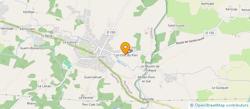 localisation de l'entreprise DU MORBIHAN AUX GRANDES ECOLES  PLUMERGAT