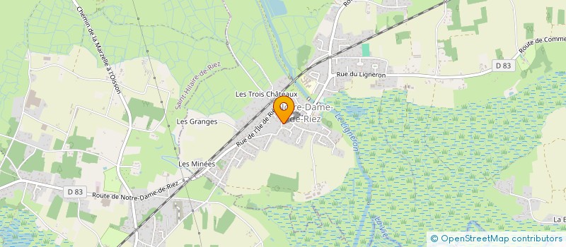 localisation de l'entreprise DU MORNE à NOTRE-DAME-DE-RIEZ