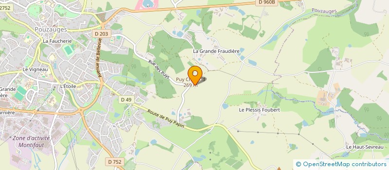 localisation de l'entreprise DU MOULIN à POUZAUGES