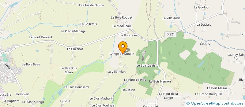 localisation de l'entreprise DU MOULIN à IRODOUER