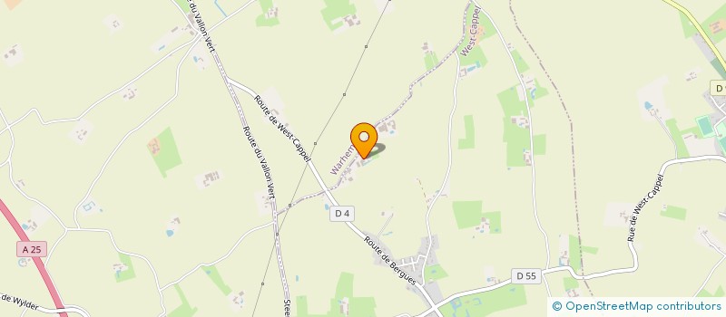 localisation de l'entreprise DU MOULIN  WEST-CAPPEL