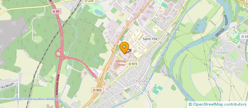 localisation de l'entreprise DU MOULIN  CHOISEY