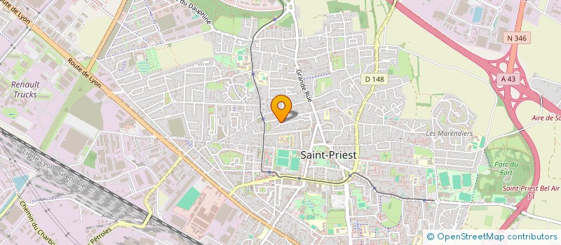 localisation de l'entreprise DU MOULIN  SAINT-PRIEST