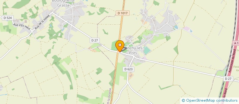 localisation de l'entreprise DU MOULIN  CONCHY-LES-POTS