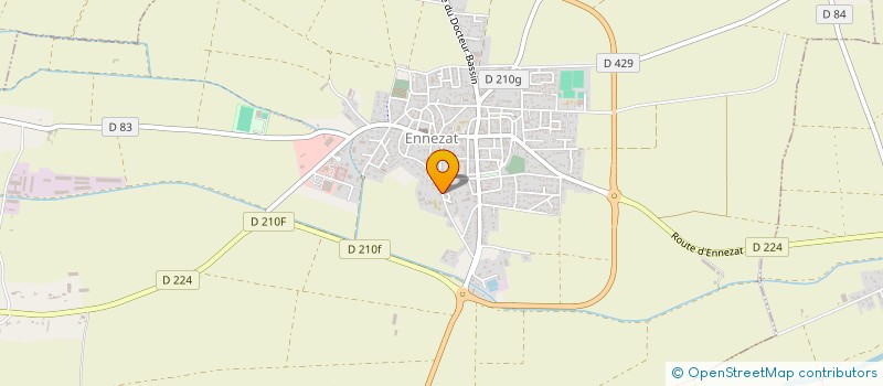 localisation de l'entreprise DU MOULIN  ENNEZAT