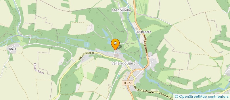 localisation de l'entreprise DU MOULIN  VALLANGOUJARD