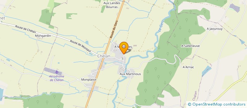 localisation de l'entreprise DU MOULIN  CHELAN