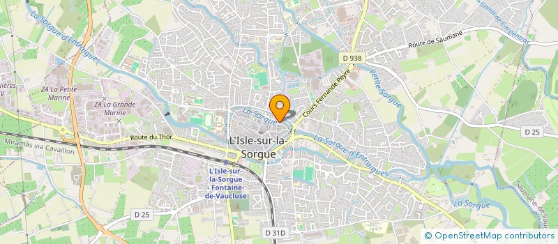 localisation de l'entreprise DU MOULIN  L'ISLE-SUR-LA-SORGUE