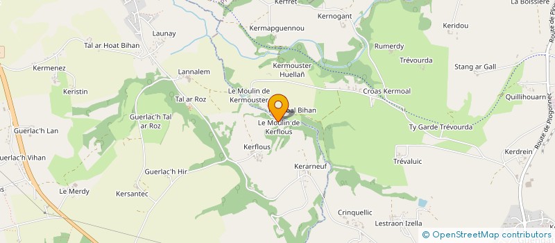 localisation de l'entreprise DU MOULIN  LE JUCH