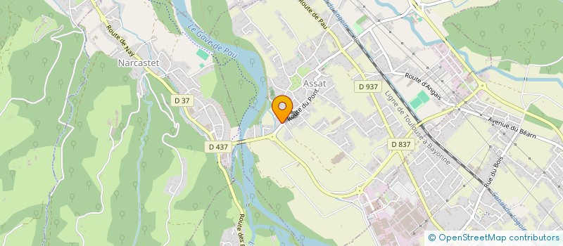localisation de l'entreprise DU MOULIN  ASSAT