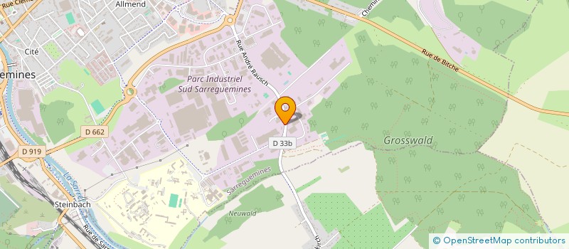 localisation de l'entreprise DU MOULIN à SARREGUEMINES