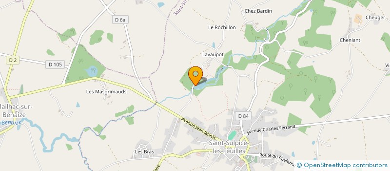 localisation de l'entreprise DU MOULIN à SAINT-SULPICE-LES-FEUILLES