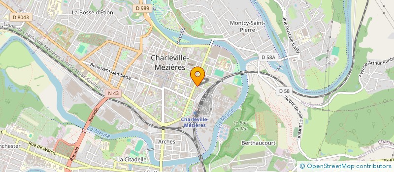 localisation de l'entreprise DU MOULIN à CHARLEVILLE-MEZIERES