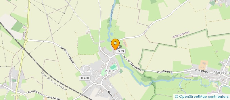 localisation de l'entreprise DU MOULIN  ARTRES