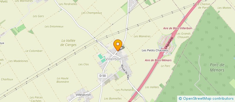 localisation de l'entreprise DU MOULIN  VILLERBON