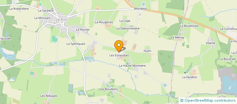 localisation de l'entreprise DU MOULIN  LE PIN