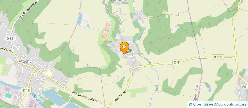 localisation de l'entreprise DU MOULIN AU PAIN  BITRY