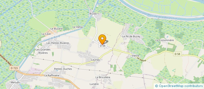 localisation de l'entreprise DU MOULIN DE BUZAY à ROUANS