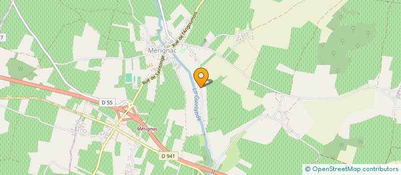 localisation de l'entreprise DU MOULIN DE LA GUIRLANDE à MERIGNAC