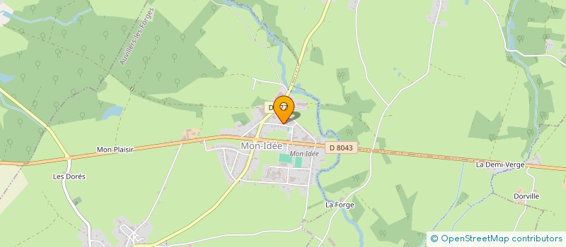 localisation de l'entreprise DU MOULIN DE LA TOUR  AUVILLERS-LES-FORGES