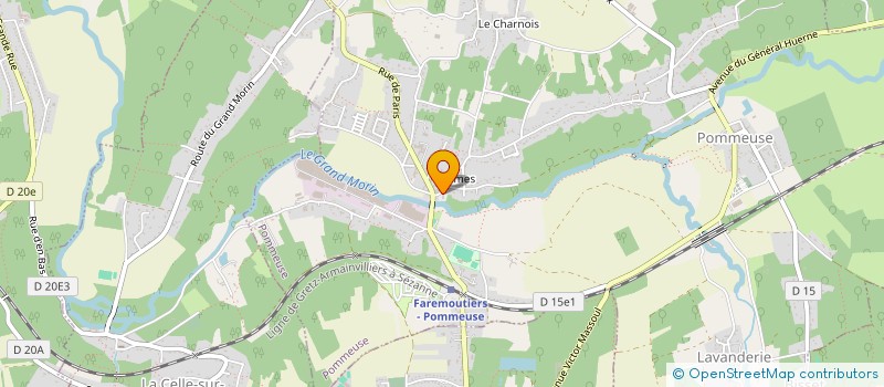 localisation de l'entreprise DU MOULIN DE TRESMES  POMMEUSE