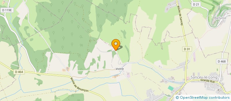 localisation de l'entreprise DU MOULIN DE VOITRE  SANCEY