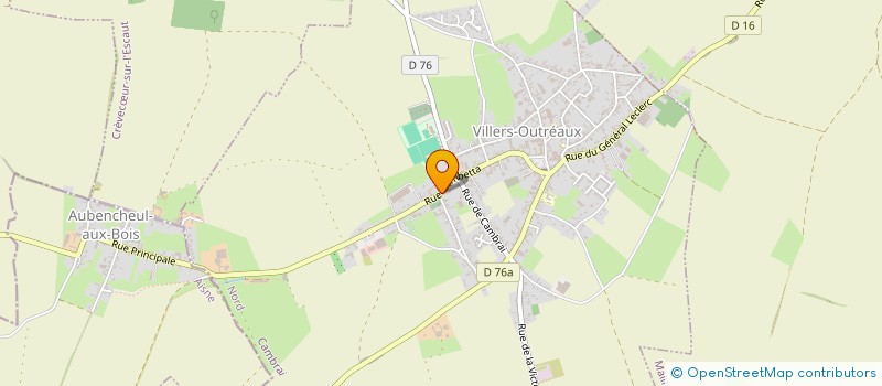 localisation de l'entreprise DU MOULIN DU PLAT  VILLERS-OUTREAUX