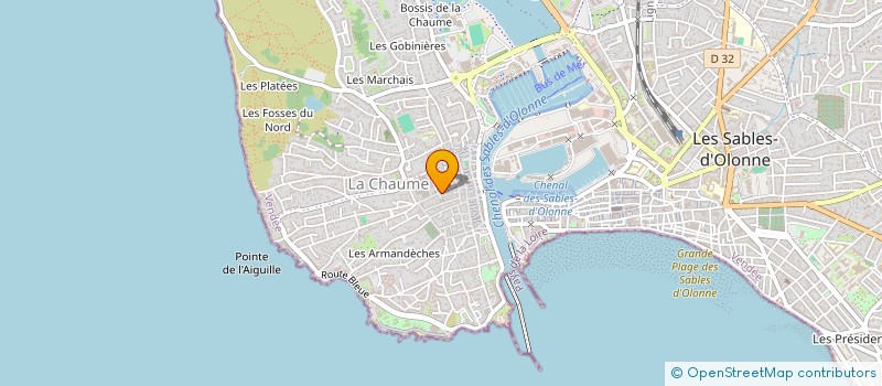 localisation de l'entreprise DU MOULIN LA CHAUME  LES SABLES D'OLONNE