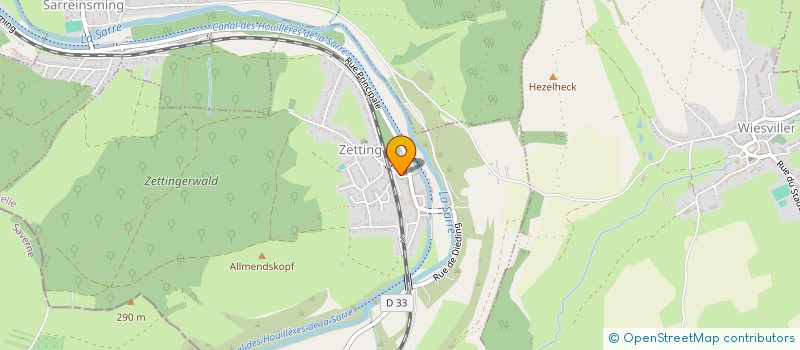 localisation de l'entreprise DU MOULIN LE KIRCHBERG  SARREINSMING