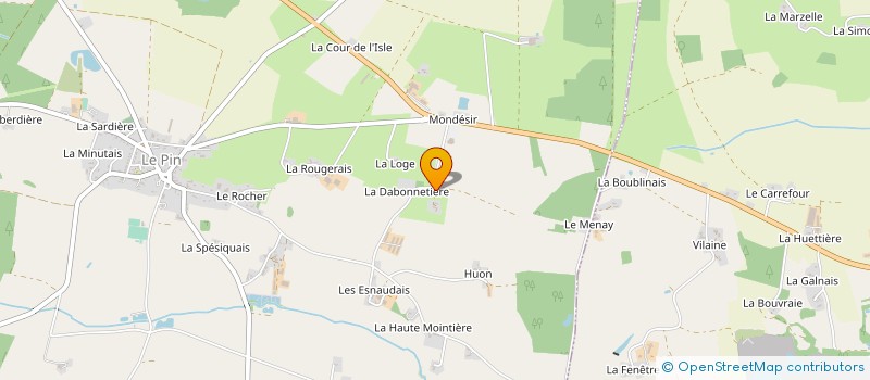 localisation de l'entreprise DU MOULIN REMI JUVIN à VALLONS-DE-L'ERDRE