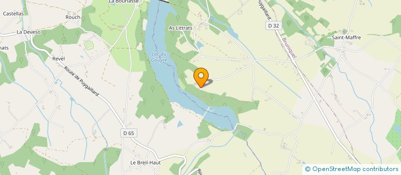 localisation de l'entreprise DU MOULINAL  PUYGAILLARD-DE-QUERCY