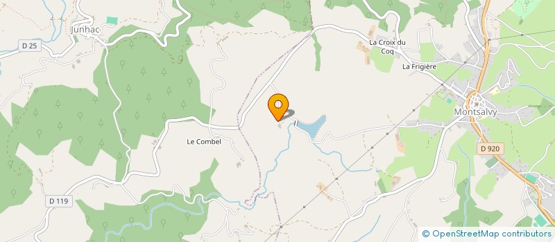 localisation de l'entreprise DU MOULINIER à MONTSALVY