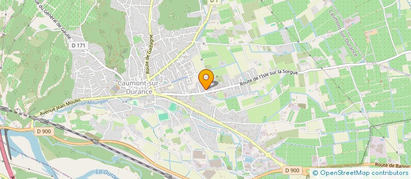 localisation de l'entreprise DU MOURGON  CAUMONT-SUR-DURANCE