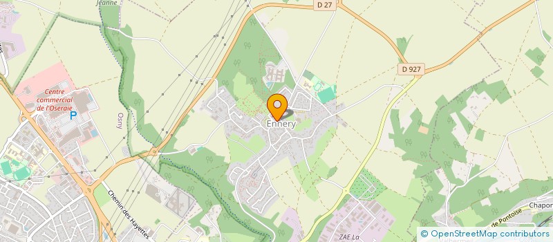 localisation de l'entreprise DU MOUTIER  ENNERY